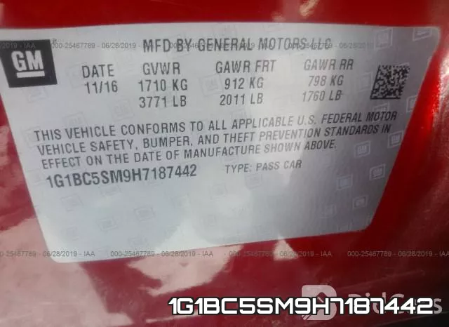 1G1BC5SM9H7187442