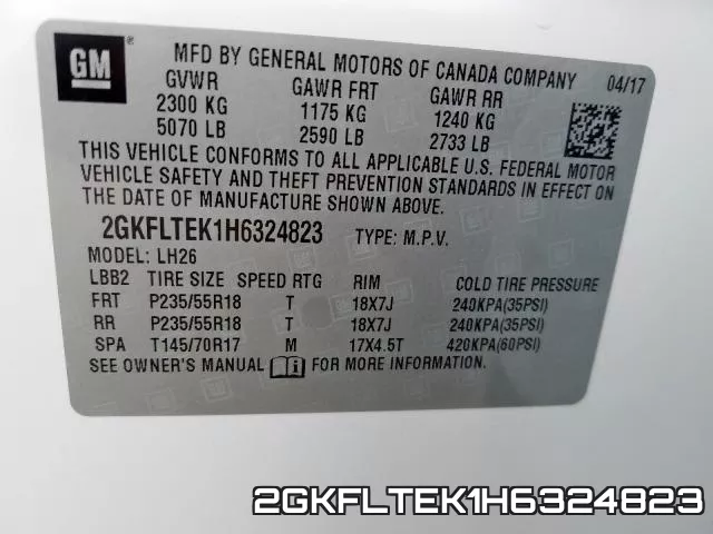 2GKFLTEK1H6324823