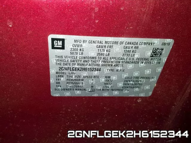 2GNFLGEK2H6152344