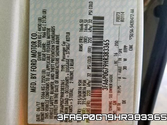 3FA6P0G79HR383365