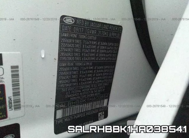 SALRHBBK1HA038541