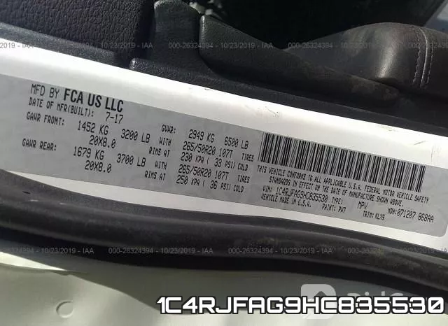 1C4RJFAG9HC835530