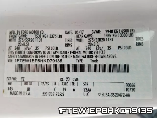 1FTEW1EP8HKD79135