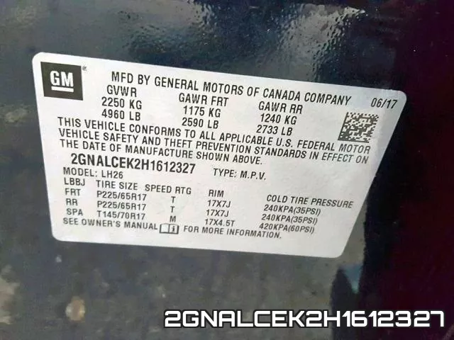 2GNALCEK2H1612327