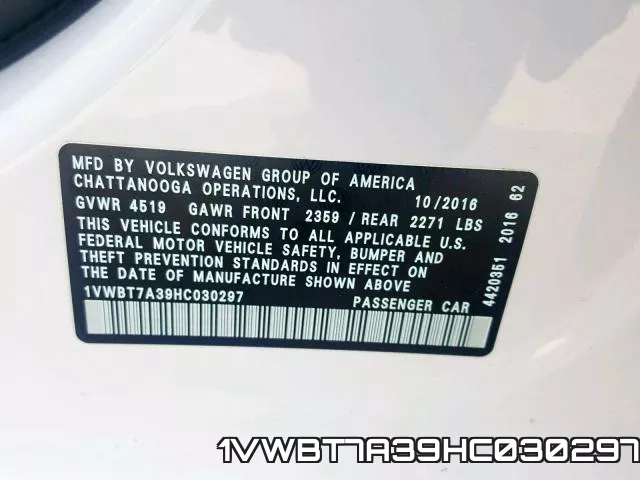 1VWBT7A39HC030297