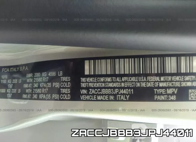 ZACCJBBB3JPJ44011