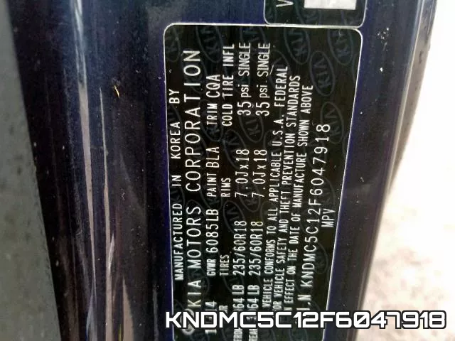 KNDMC5C12F6047918