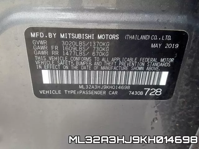 ML32A3HJ9KH014698