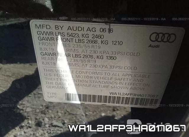 WA1L2AFP3HA017067