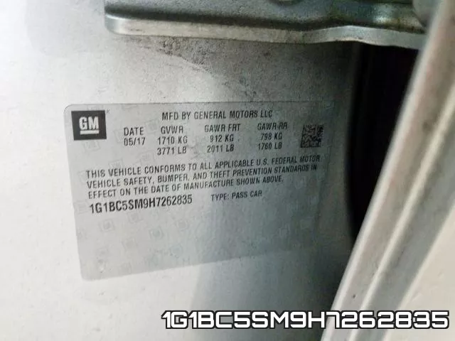 1G1BC5SM9H7262835