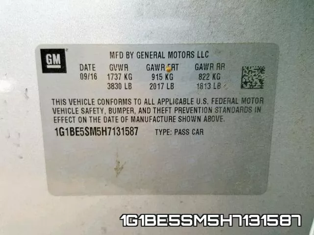 1G1BE5SM5H7131587