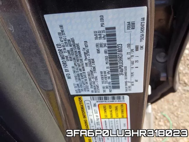 3FA6P0LU3HR318023