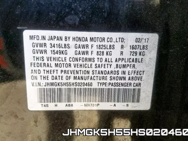 JHMGK5H55HS020460