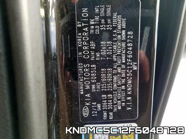 KNDMC5C12F6048728