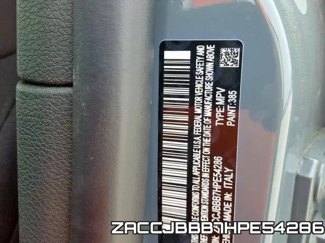 ZACCJBBB7HPE54286