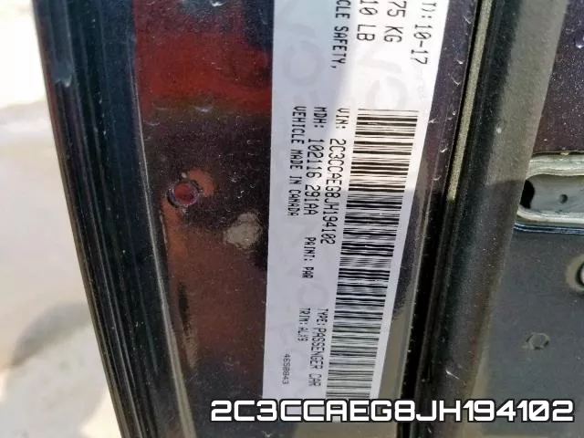 2C3CCAEG8JH194102