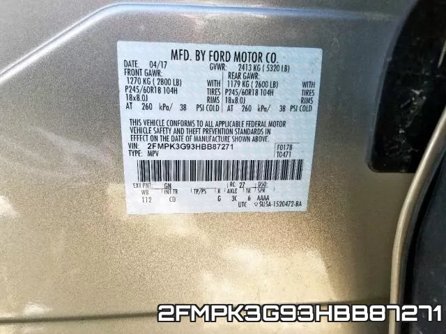 2FMPK3G93HBB87271