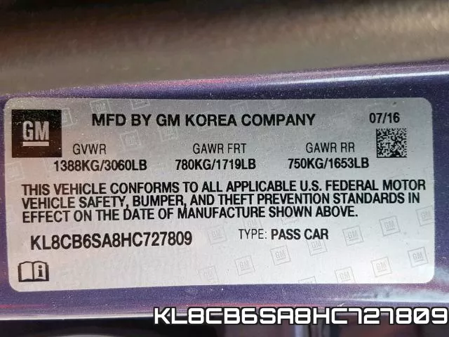 KL8CB6SA8HC727809