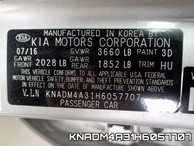 KNADM4A31H6057707
