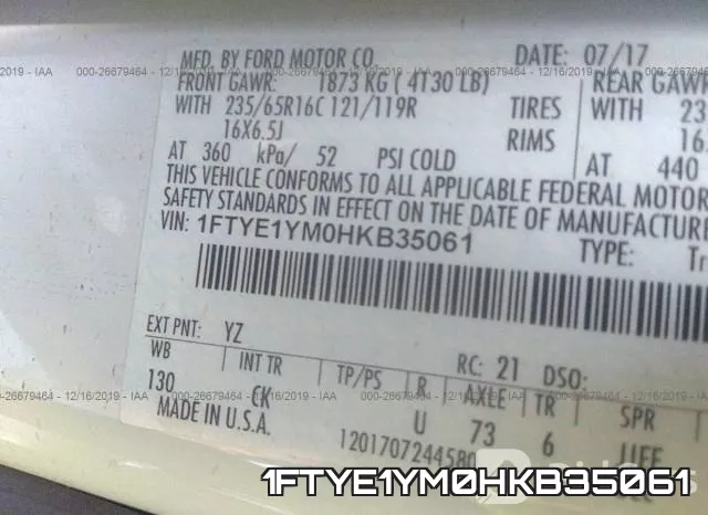 1FTYE1YM0HKB35061