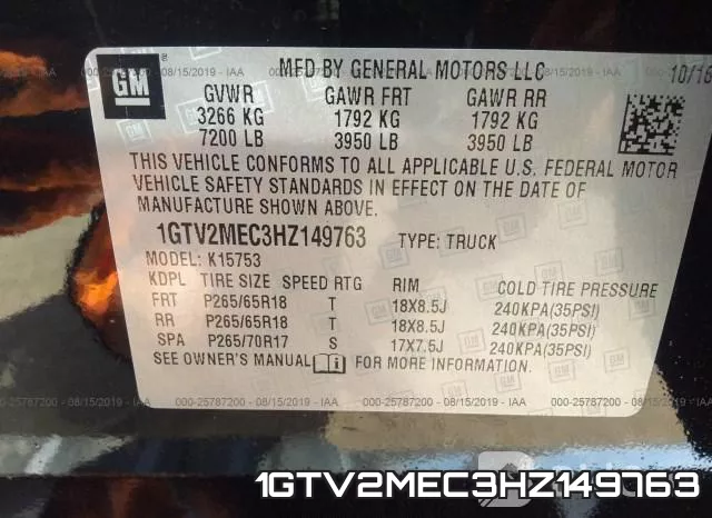 1GTV2MEC3HZ149763