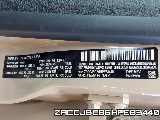ZACCJBCB6HPE83440