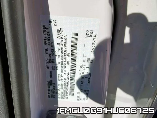 1FMCU0G91HUC06725