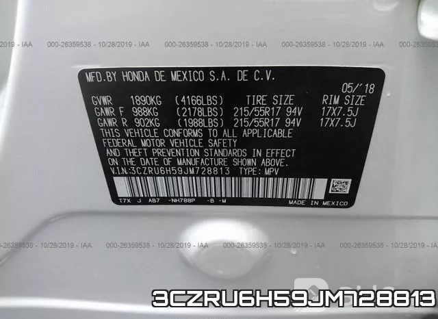 3CZRU6H59JM728813