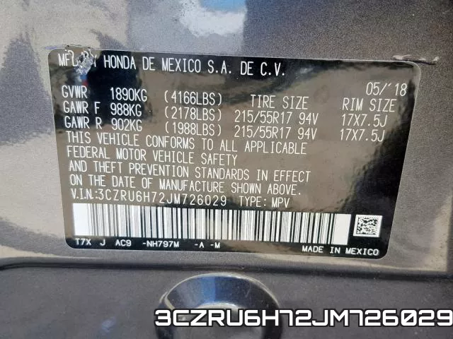 3CZRU6H72JM726029