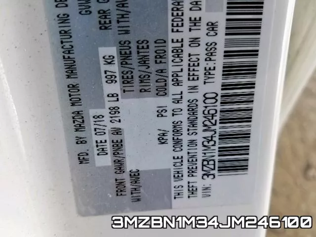 3MZBN1M34JM246100