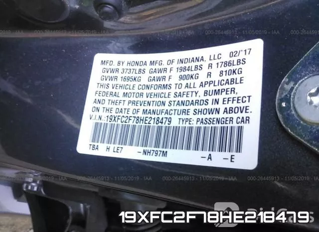 19XFC2F78HE218479