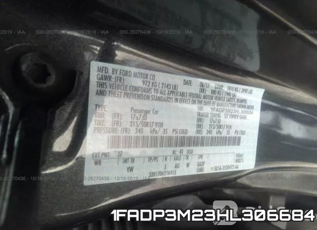 1FADP3M23HL306684