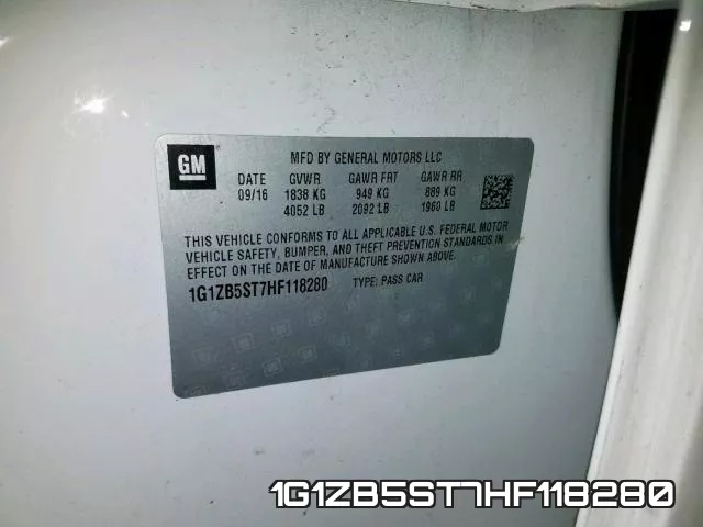 1G1ZB5ST7HF118280