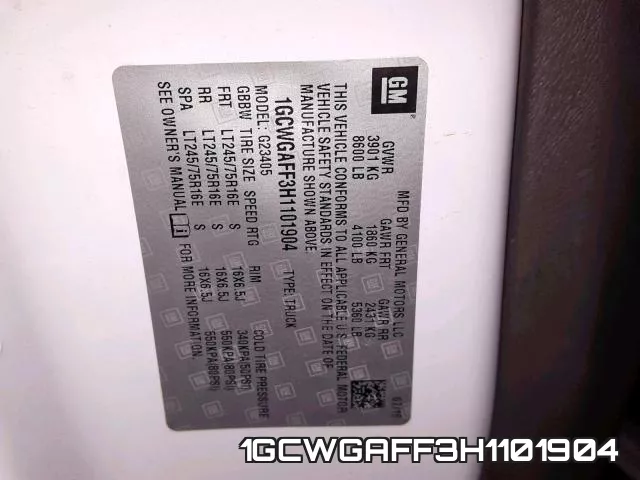 1GCWGAFF3H1101904