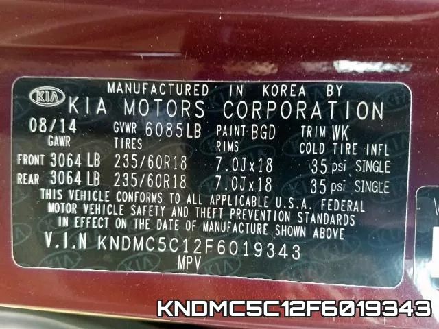 KNDMC5C12F6019343