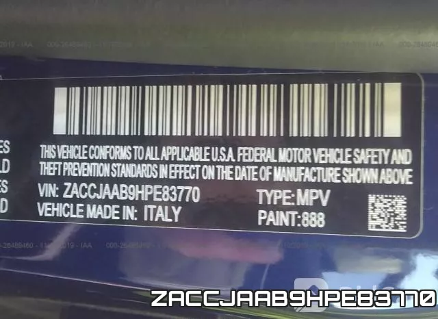 ZACCJAAB9HPE83770