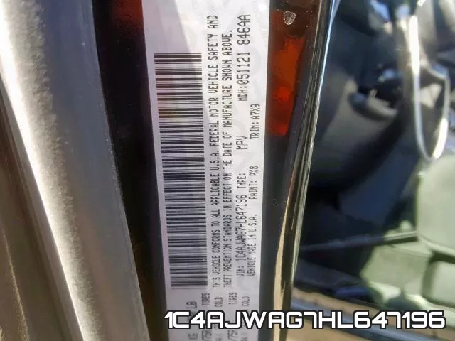 1C4AJWAG7HL647196