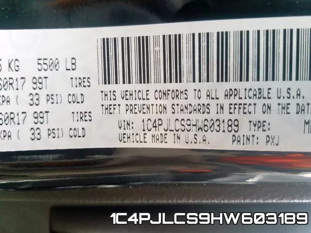 1C4PJLCS9HW603189