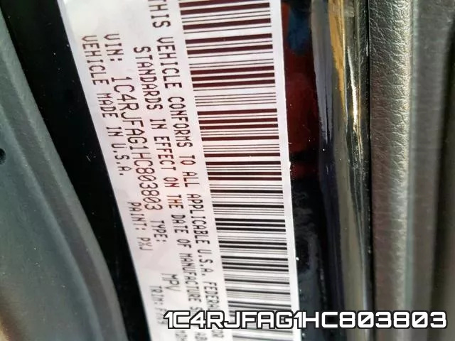 1C4RJFAG1HC803803