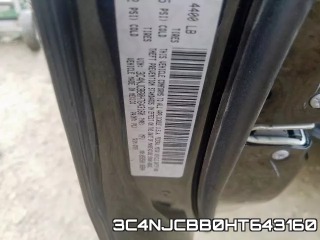3C4NJCBB0HT643160