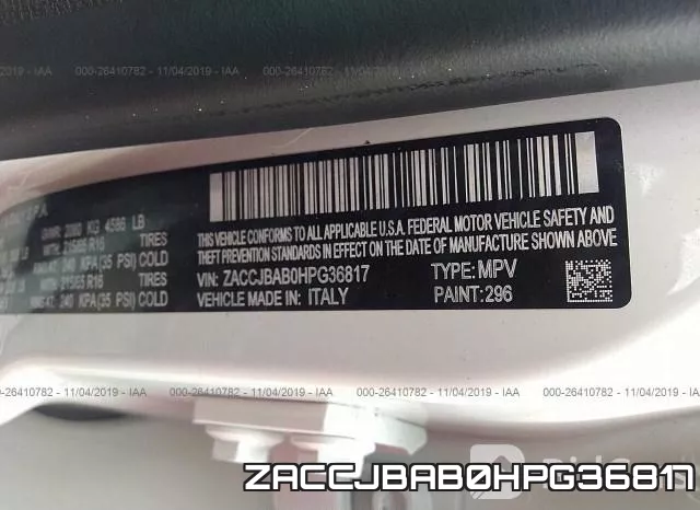 ZACCJBAB0HPG36817