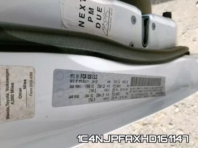 1C4NJPFAXHD161147