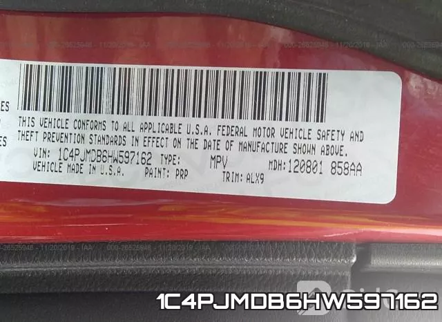 1C4PJMDB6HW597162