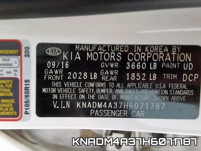KNADM4A37H6071787
