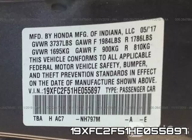 19XFC2F51HE055897