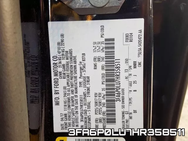 3FA6P0LU7HR358511