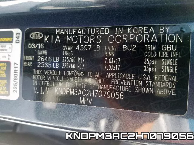 KNDPM3AC2H7079056