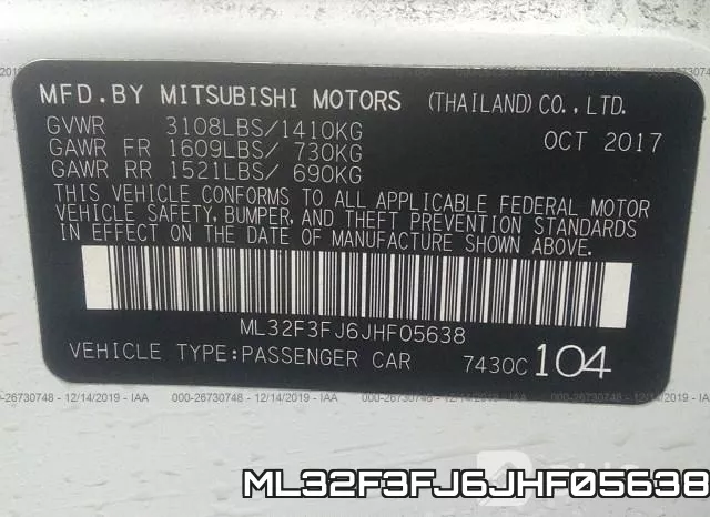 ML32F3FJ6JHF05638