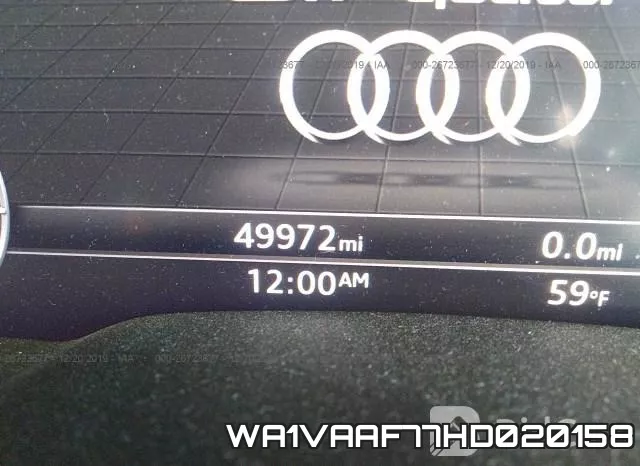 WA1VAAF77HD020158
