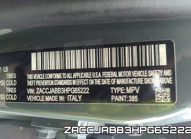 ZACCJABB3HPG65222